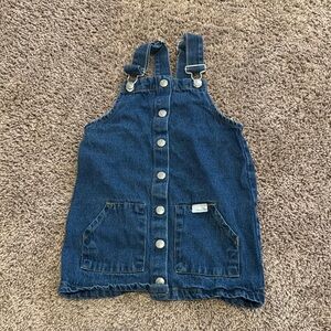 Kids Denim Overall Dress
